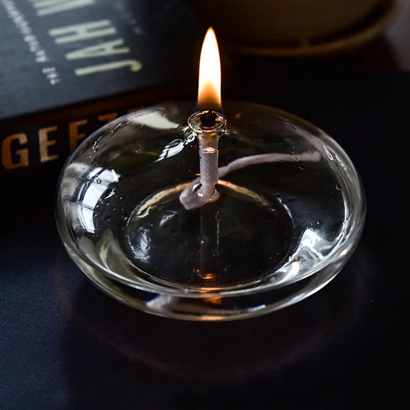 Castiçal de Vidro Borossilicato – Beleza Atemporal e Luz Natural