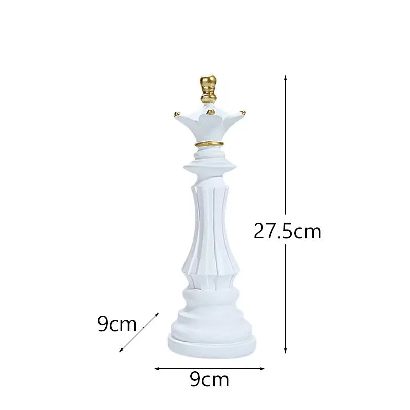 Conjunto de Peças de Xadrez Decorativas