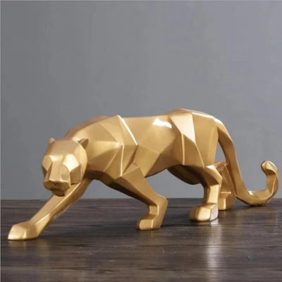 Escultura Pantera Negra – Estilo, Força e Elegância para Sua Decoração