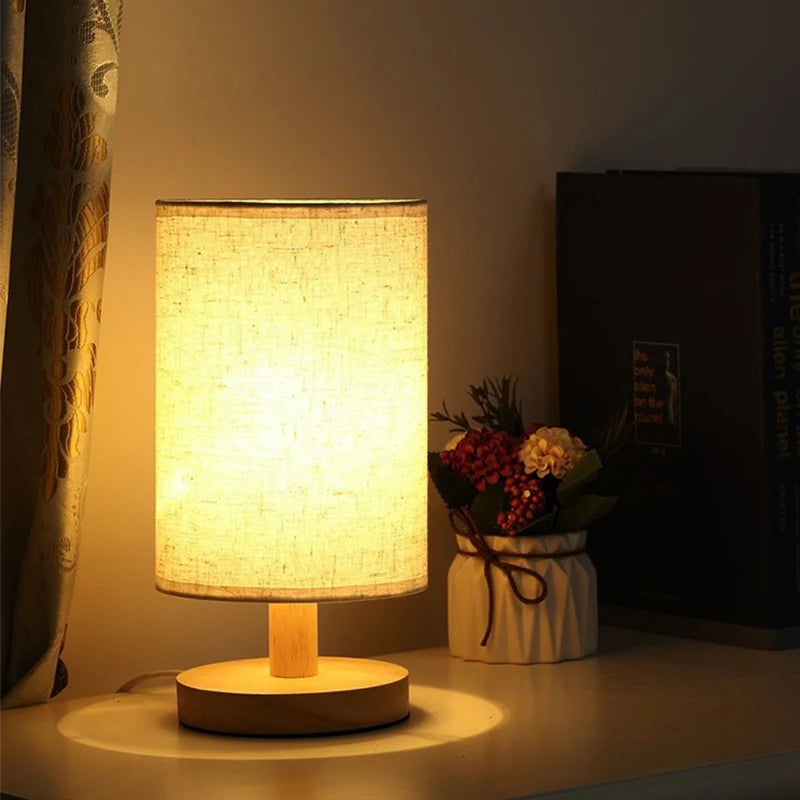 Luminária de Mesa LED Estilo Chinês Minimalista