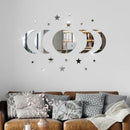 Espelho Decorativo Ciclo Lunar - Kit com 20 Peças