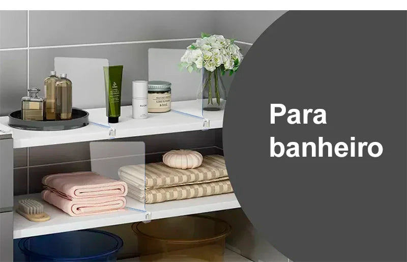 Divisórias Acrílicas para Closet e Armários