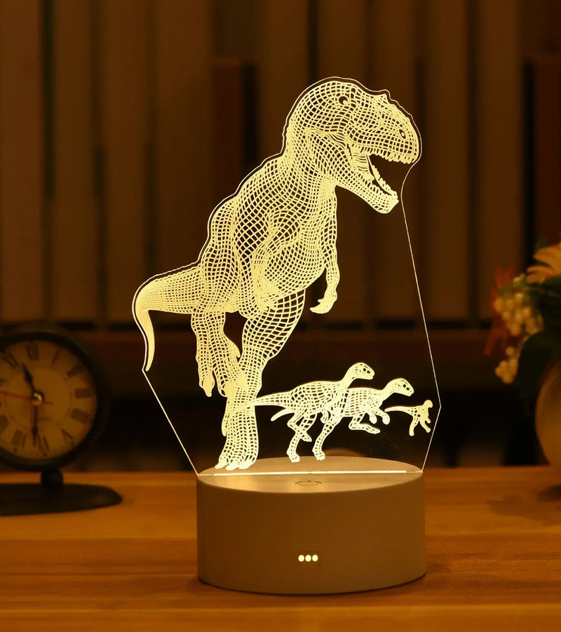 Luminária 3D Luz Quente – Um show de aconchego em segundos