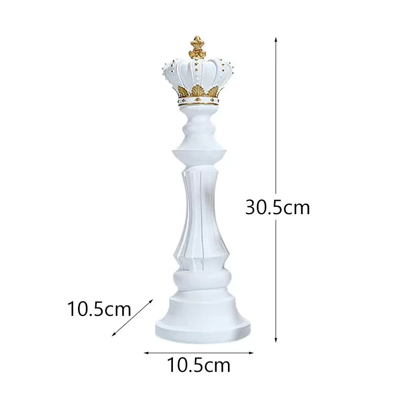 Conjunto de Peças de Xadrez Decorativas
