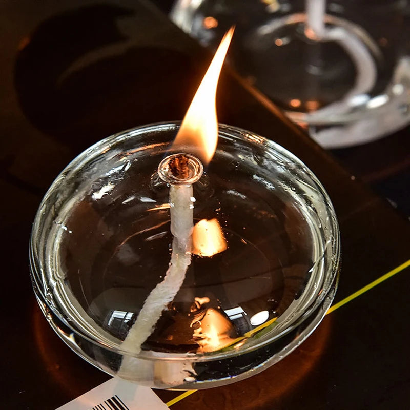 Castiçal de Vidro Borossilicato – Beleza Atemporal e Luz Natural