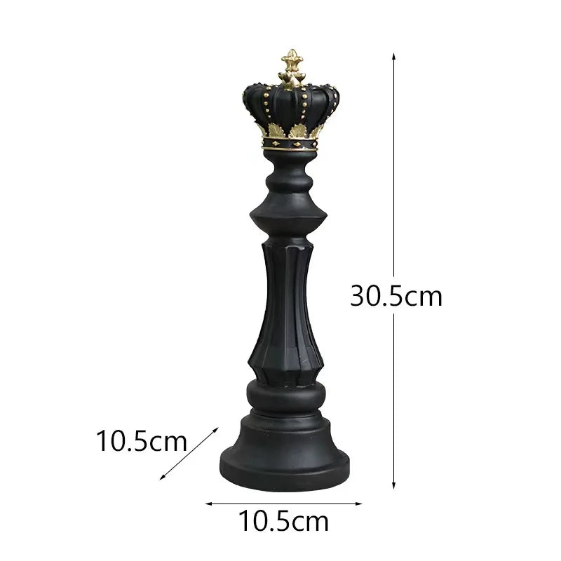 Conjunto de Peças de Xadrez Decorativas