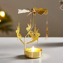 Castiçal Giratório Dourado – Encanto e Movimento na Sua Decoração