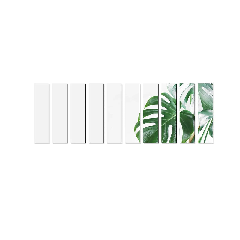 Kit 10 Tiras 3D Espelho Adesivo de Parede – Acrílico Decorativo