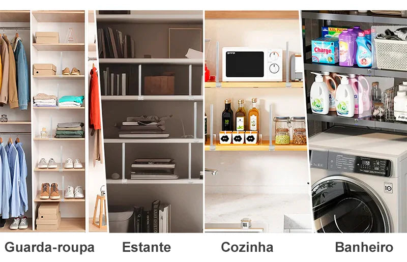 Divisórias Acrílicas para Closet e Armários