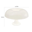 Luminária Cogumelo Minimalista LED – Toque com Dimerização