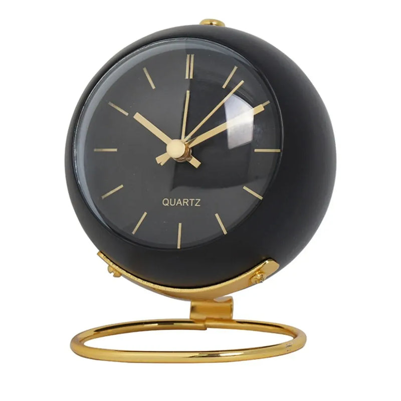 Relógio de Mesa Nórdico Minimalista com Ponteiro Luminoso