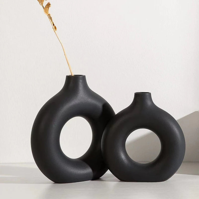 Vaso Círculo Zen – Beleza Minimalista com Leveza e Segurança