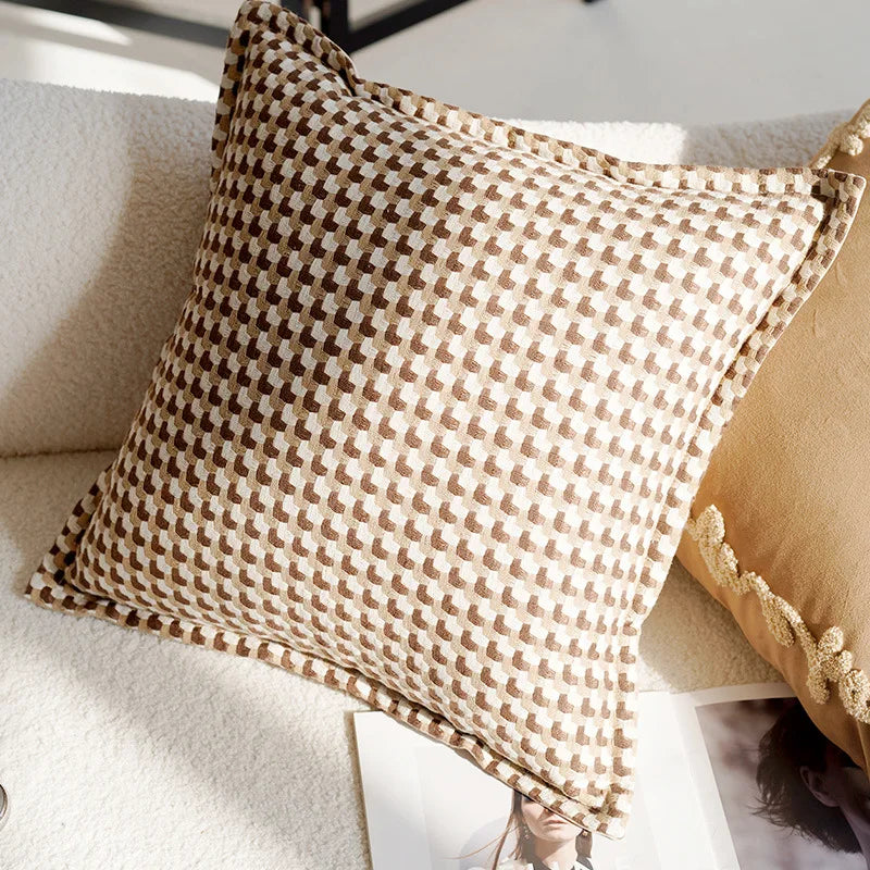 Capa Linho Vintage Todo Dia Casa – Elegância Nórdica em Cada Detalhe