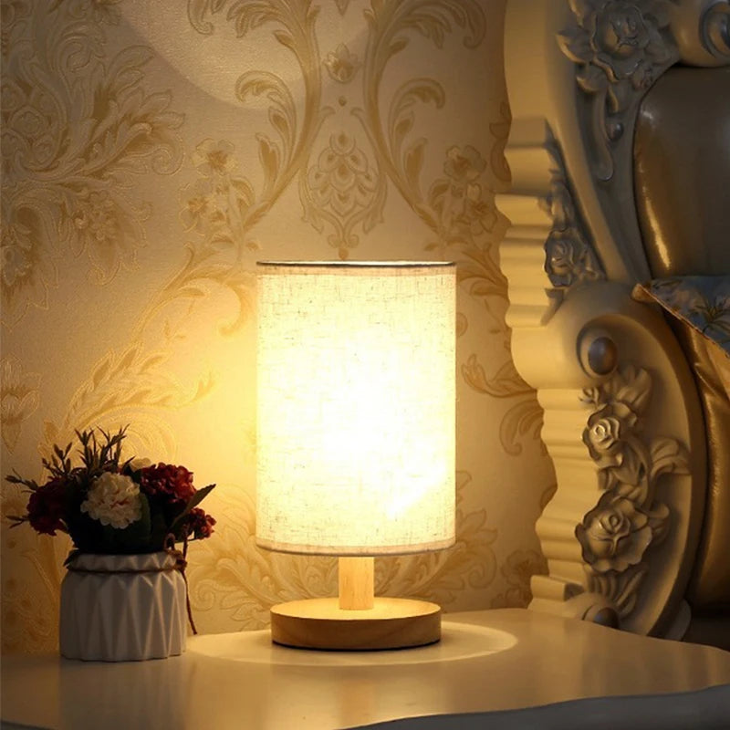 Luminária de Mesa LED Estilo Chinês Minimalista