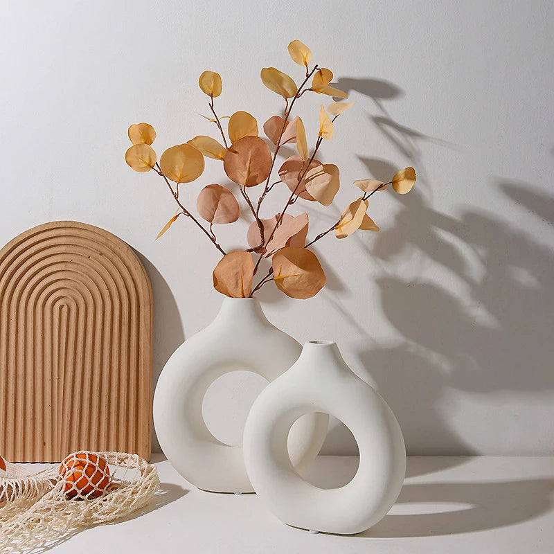 Vaso Círculo Zen – Beleza Minimalista com Leveza e Segurança