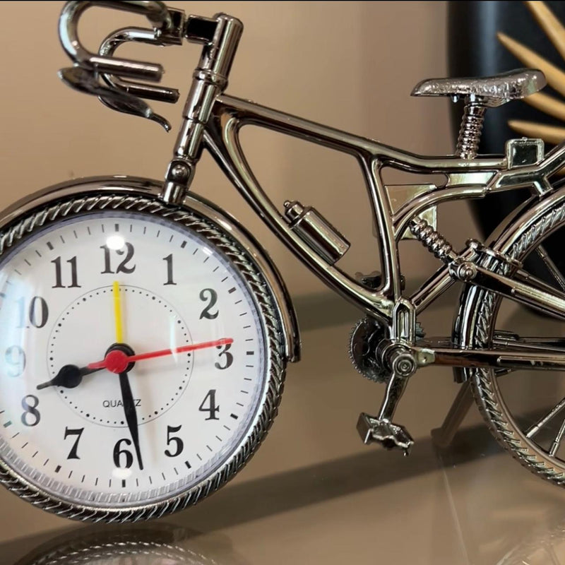 Relógio Despertador Bicicleta Vintage – O Presente Perfeito para Surpreender